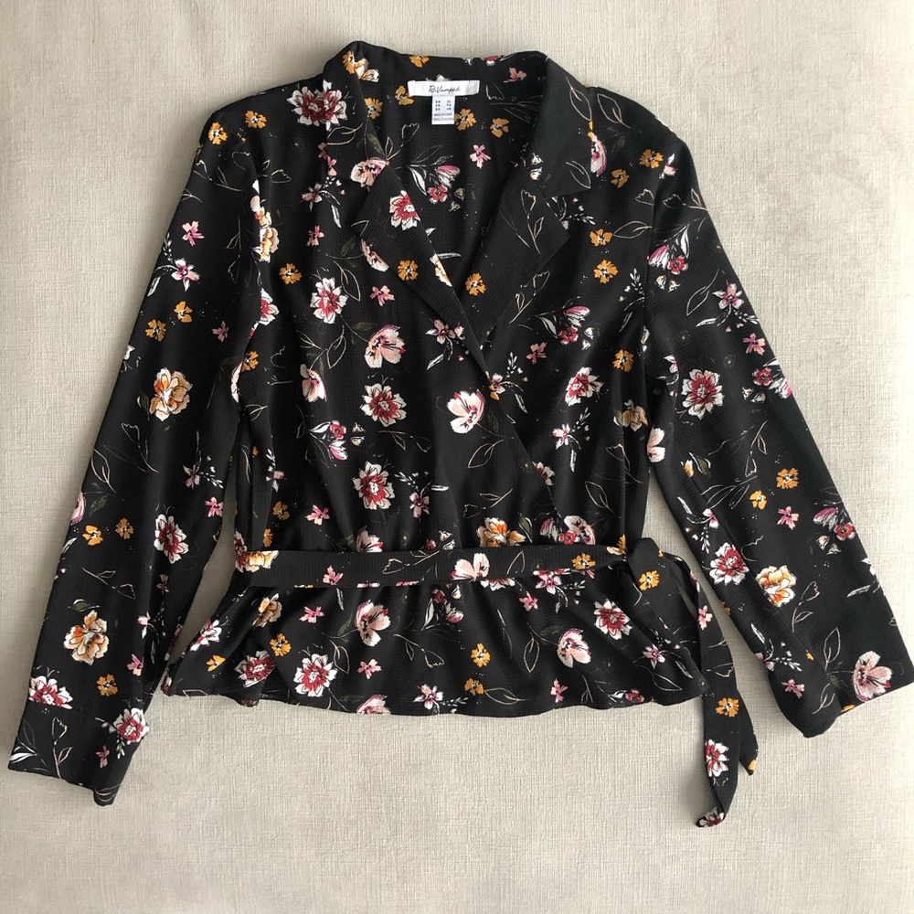 Floral Peplum top